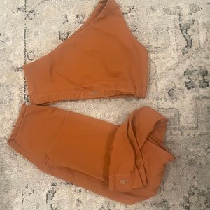 COPY - Set Active, size L, Bra and Legging Set, Color Terracota, lux form mater…